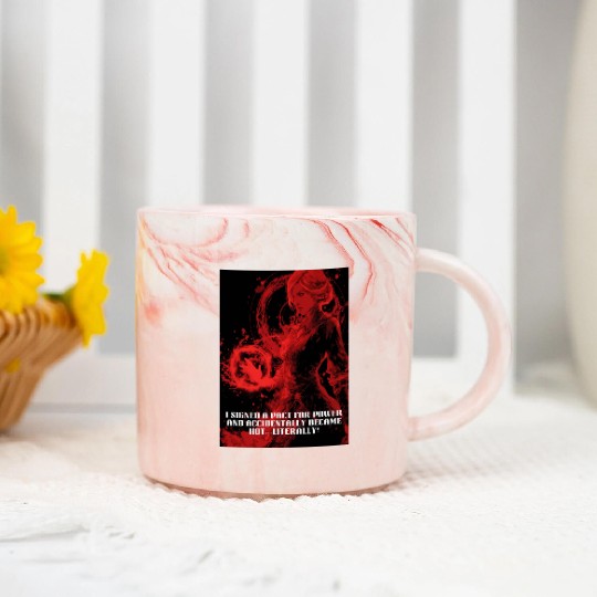 Female Warlock Marble Mugs