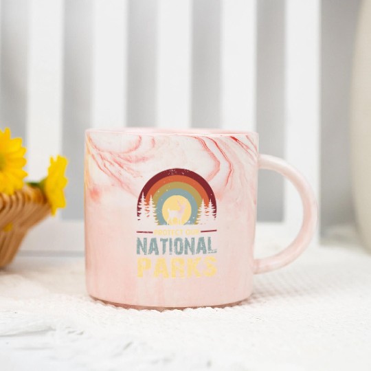 Protect our national parks Marble Mugs