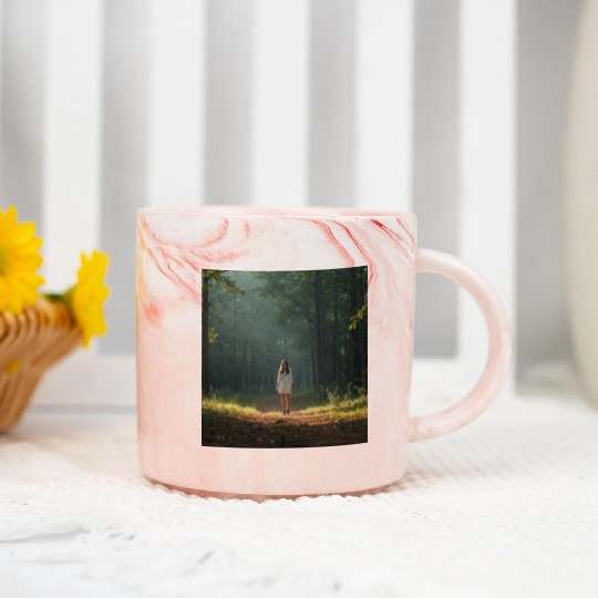 Enchanted Forest Mystique Marble Mugs