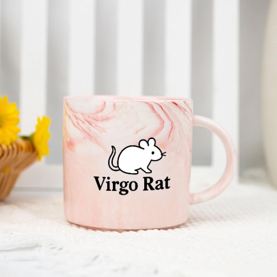 Virgo Rat Marble Mugs