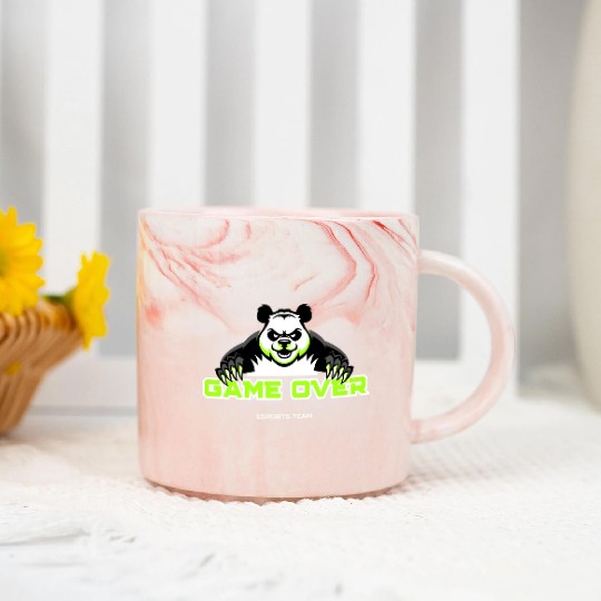 panda bear Marble Mugs