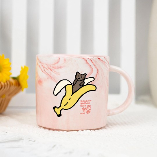 Bananyang - 015. Brown Tabby Marble Mugs