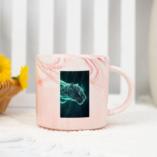 Jaguar of Electric Speed Marble Mugs