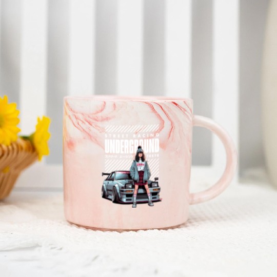 Japanese Underground Street Racing - JDM Car Marble Mugs