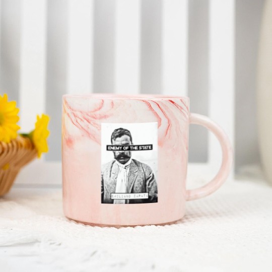 Emiliano Zapata (EOTS) (B&W) Marble Mugs