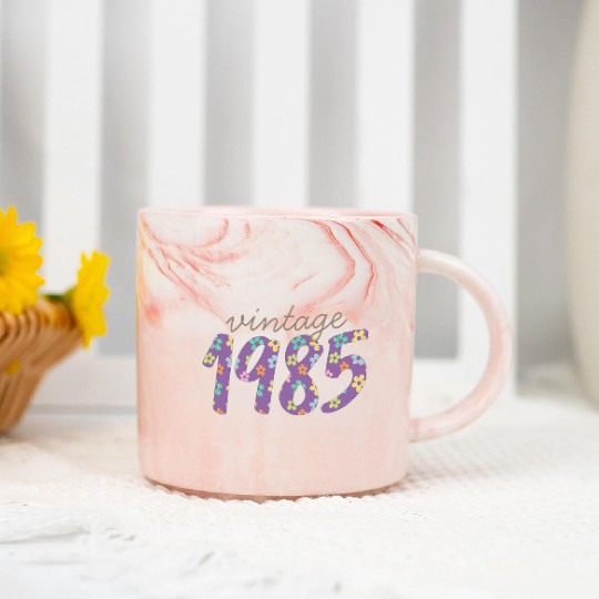 40th Birthday Marble Mugs