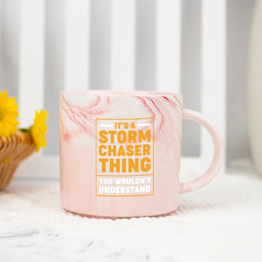 Storm Chaser Stormtrooper Weather Marble Mugs