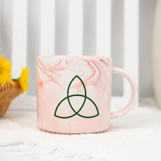 Triquerta (Celtic knot) Marble Mugs