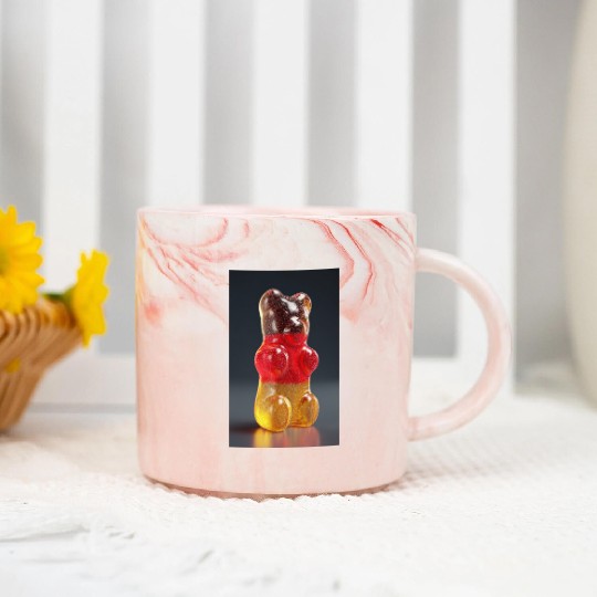 Transparent German Gummy Bear Marble Mugs