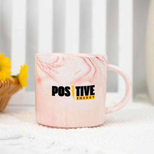 Positive energy design Marble Mugs