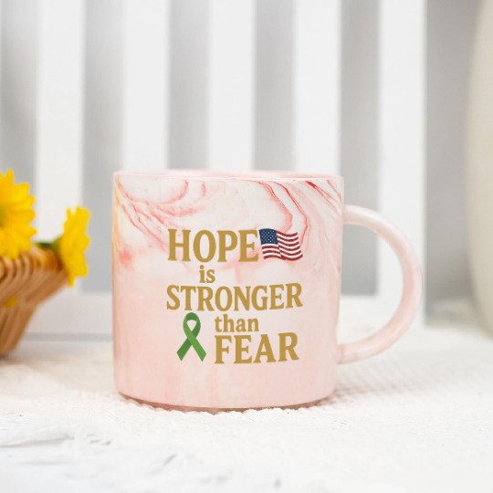 Childhood Cancer Awareness Marble Mugs