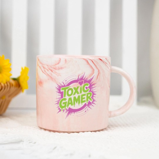 Toxic Gamer Marble Mugs
