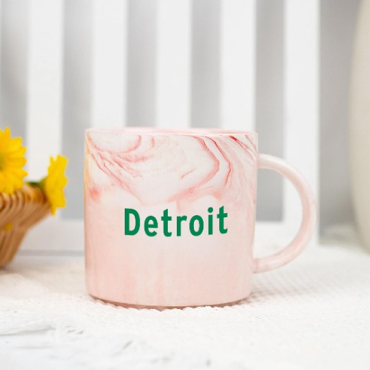 Detroit Marble Mugs