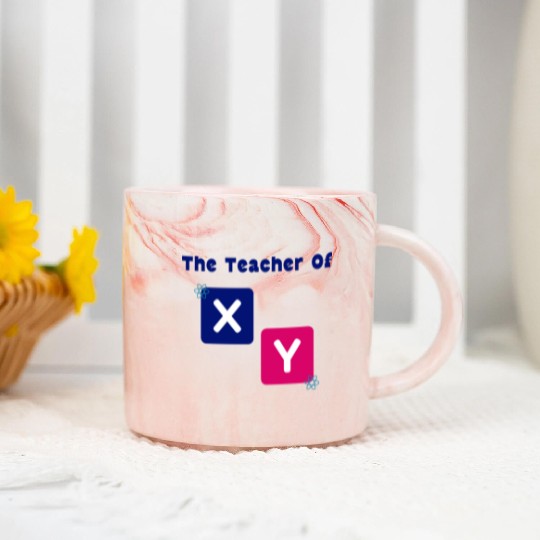 The Teacher Of X Y Algebra Math Teacher Marble Mugs