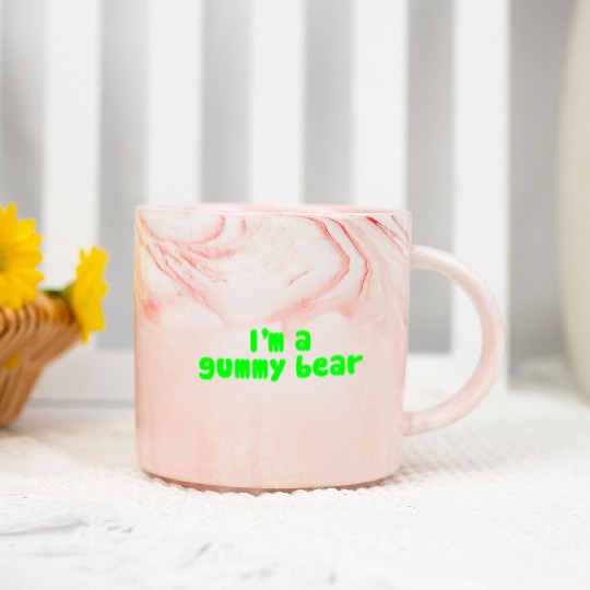 I'm A Gummy Bear Lyrics Marble Mugs