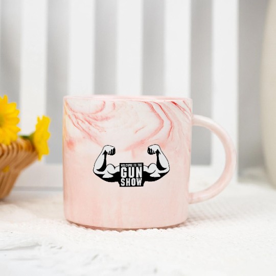 The Gun Show Marble Mugs