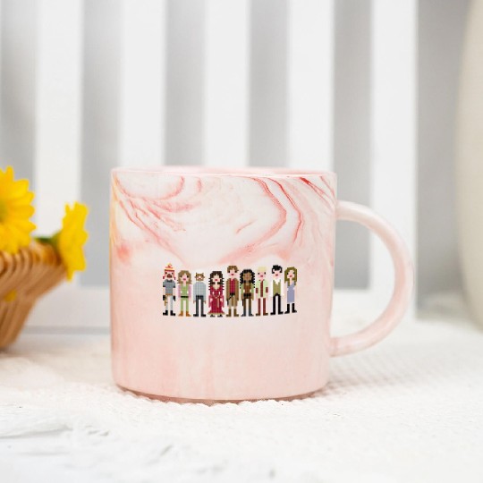 Firefly Cast Cross Stitch Marble Mugs