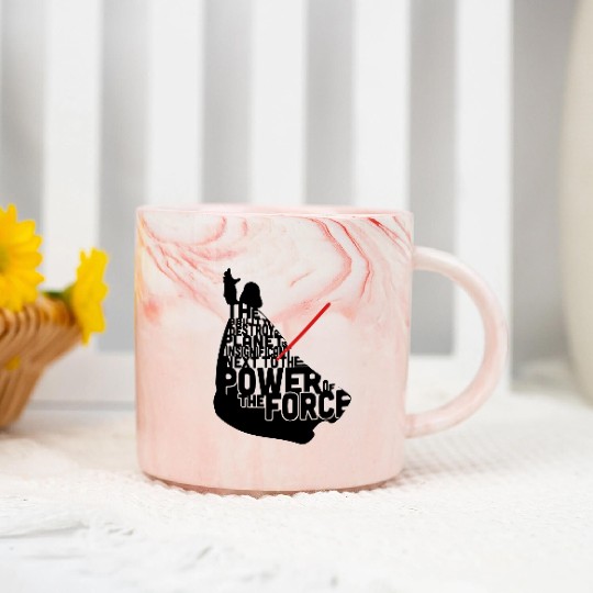 Darth Vader in quotes Marble Mugs