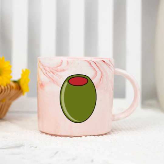 green olive Marble Mugs