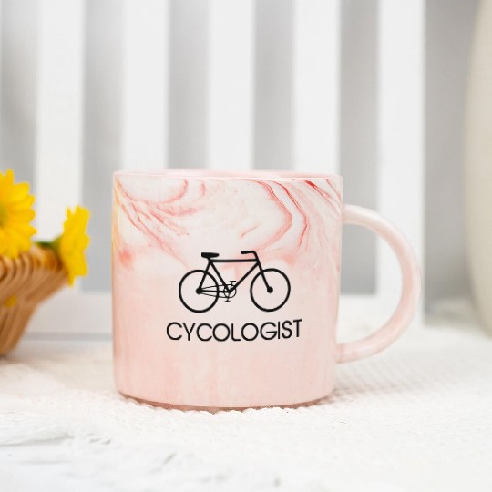 Cycologist Cycling Cycle Marble Mugs