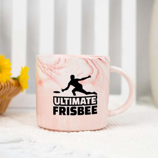 Ultimate Frisbee Marble Mugs