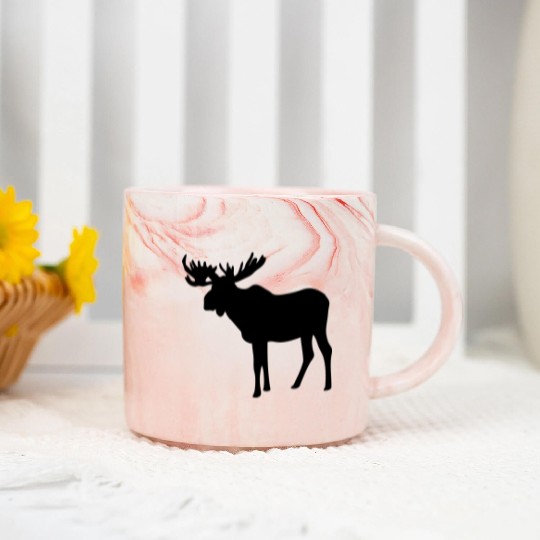 Moose Marble Mugs