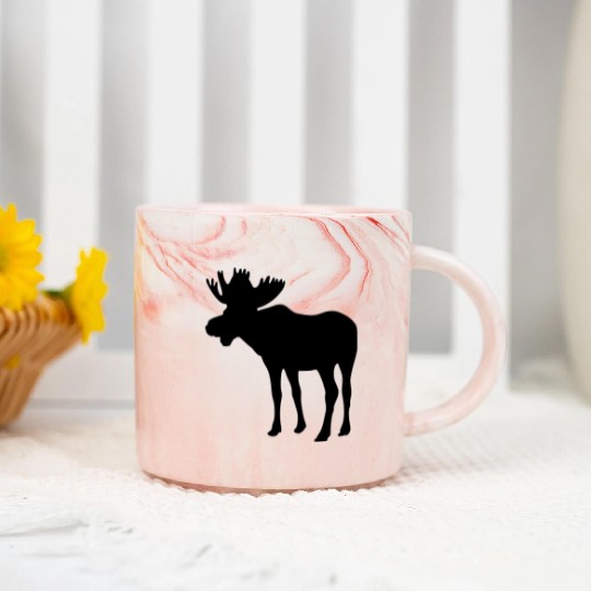 Moose Marble Mugs