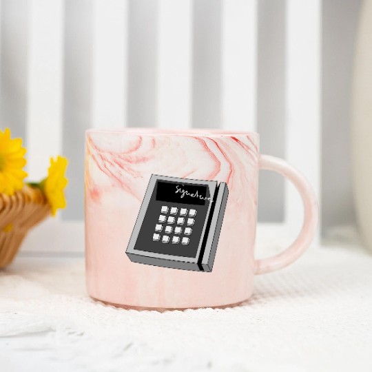 Credit Card Reader Marble Mugs