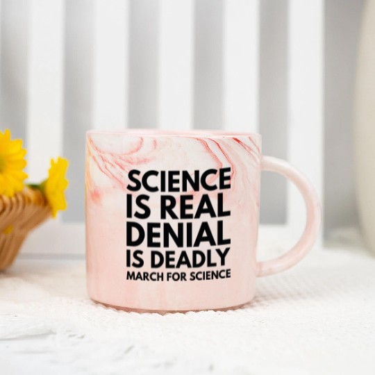 Science Is Real Marble Mugs
