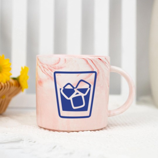 Alcohol and Ice Marble Mugs