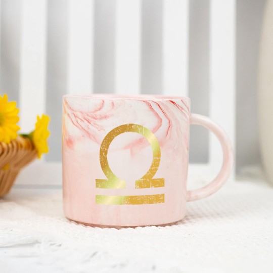 Zodiac Sign Libra – The Sign of Libra Marble Mugs