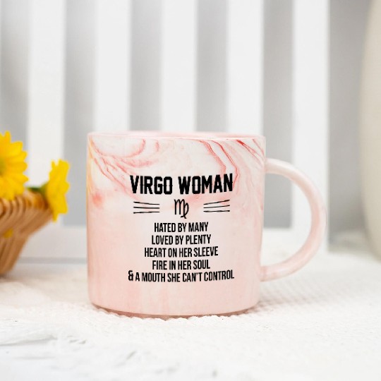 Virgo Woman Marble Mugs