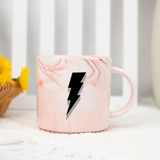 Lightning Bolt - 3D Marble Mugs