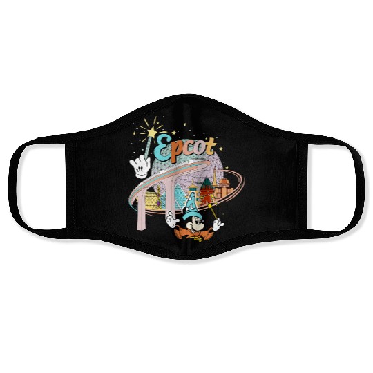 Disney Epcot Face Masks, Vintage Epcot 1982 Face Masks