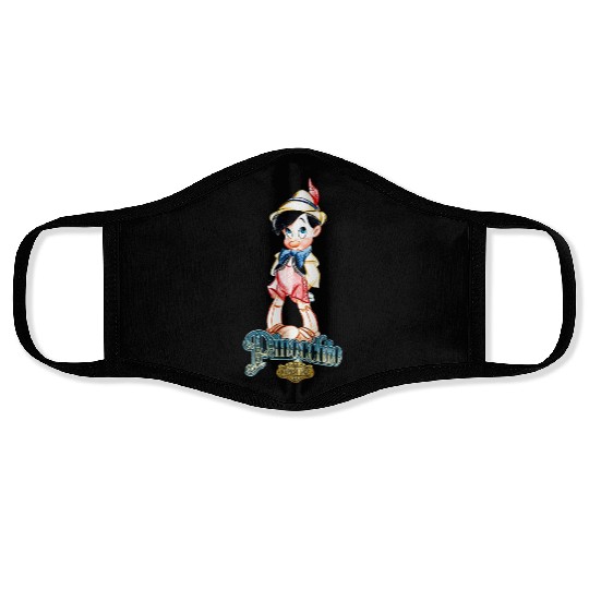 Disney Pinocchio Vintage Portrait Face Masks