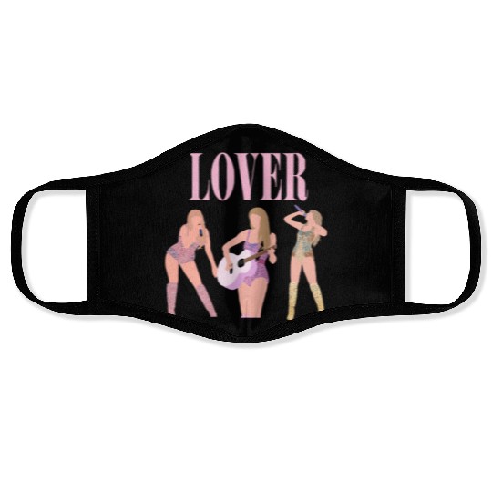 taylorswift lover eras tour art Face Masks