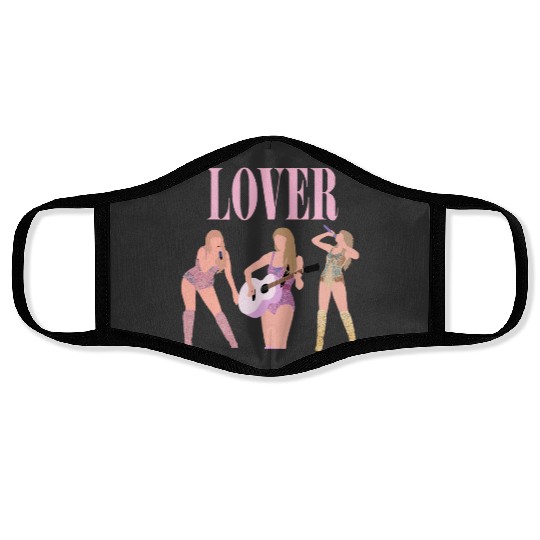 taylorswift lover eras tour art Face Masks