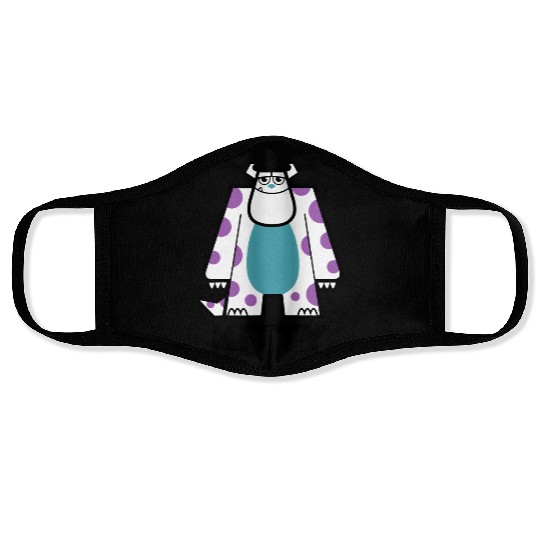 Disney Monsters Inc. Kitty Sulley Graphic Face Masks