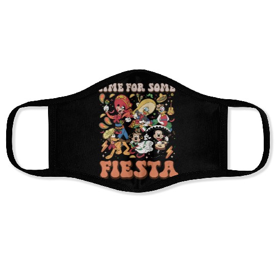 Retro Disneyland Cinco De Mayo Face Masks