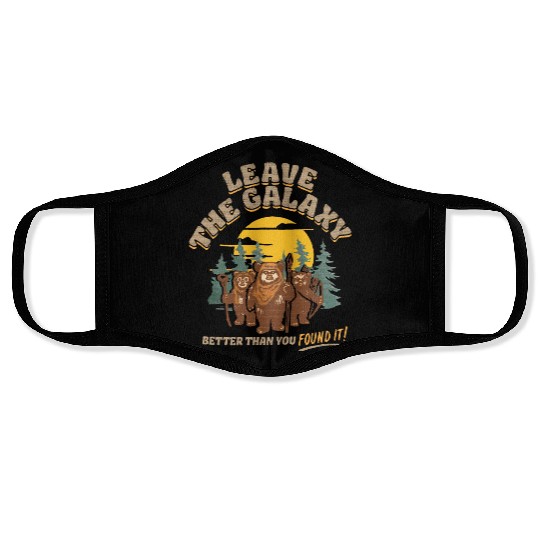 Vintage Disney Star Wars Ewok Face Masks, Leave The Galaxy Better