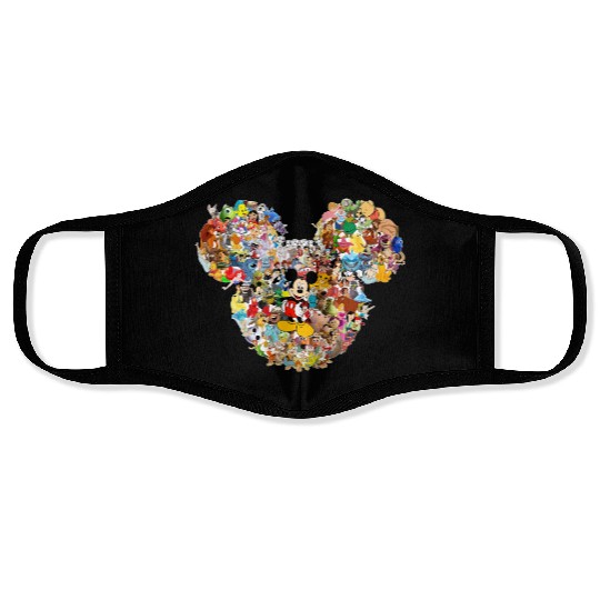 Mickey Mouse, Mickey Head Multi Character, Disney Face Masks