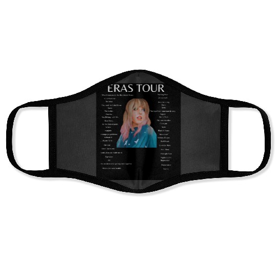Eras Tour Setlist Face Masks