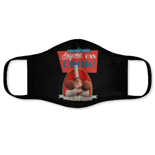 Disney Pixar Ratatouille Remy Little Chef Anyone Can Cook Face Masks