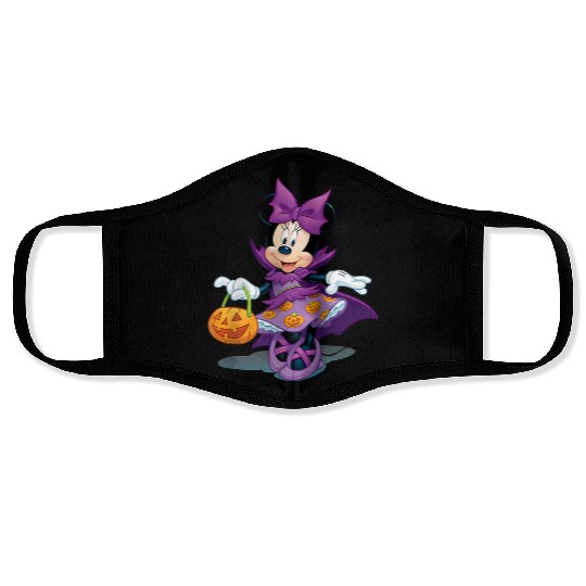 Disney Halloween Minnie Mouse Raglan Baseball Te Face Masks