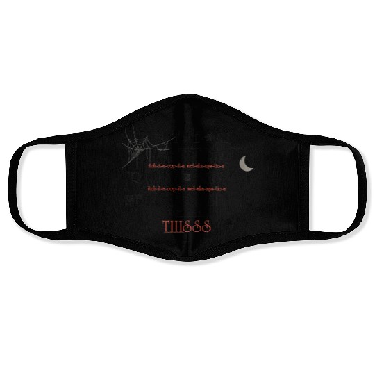Womens Disney Hocus Pocus Twist The Bones Hallow Face Masks