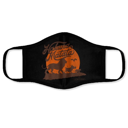 Disney The Lion King Simba Timon And Pumba Hakun Face Masks