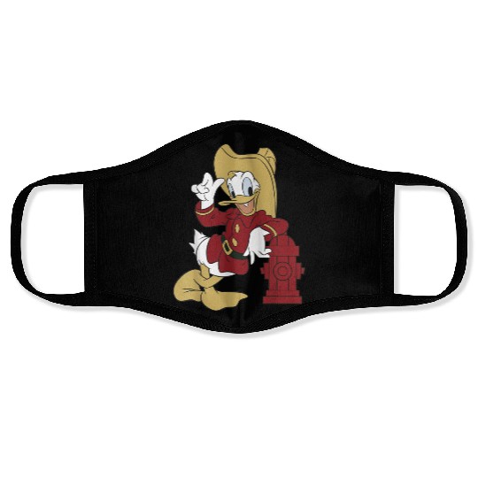 Disney Donald Duck Firefighter Outfit Face Masks