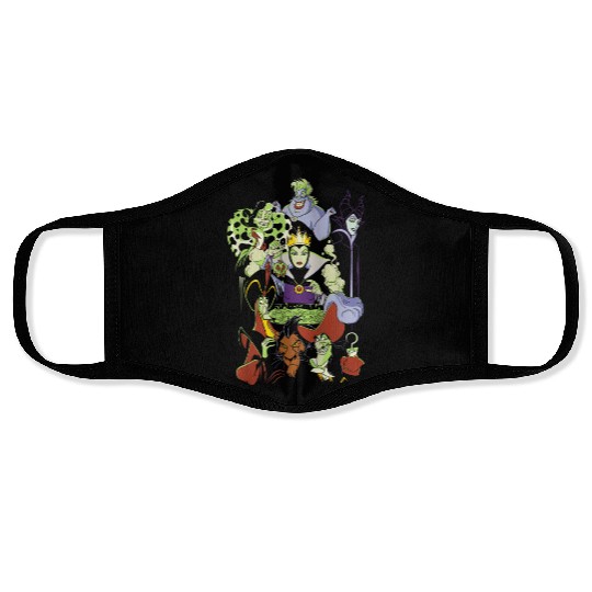 Disney Villains Cauldron Group Shot Face Masks