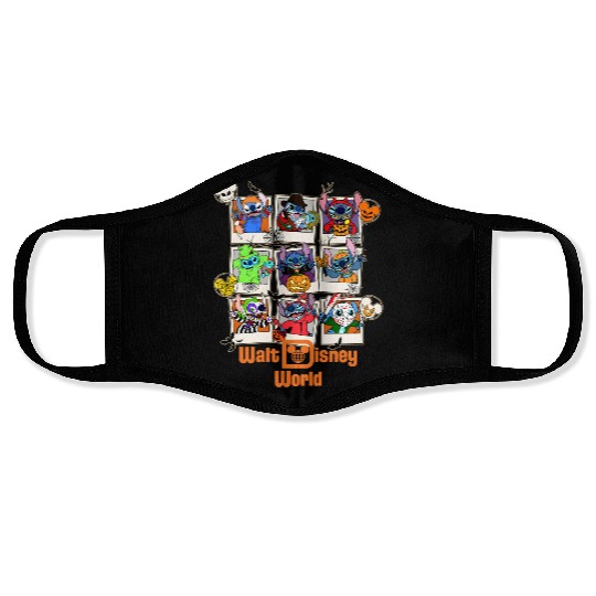 Stitch Halloween Face Masks, Disneyland Halloween Face Masks