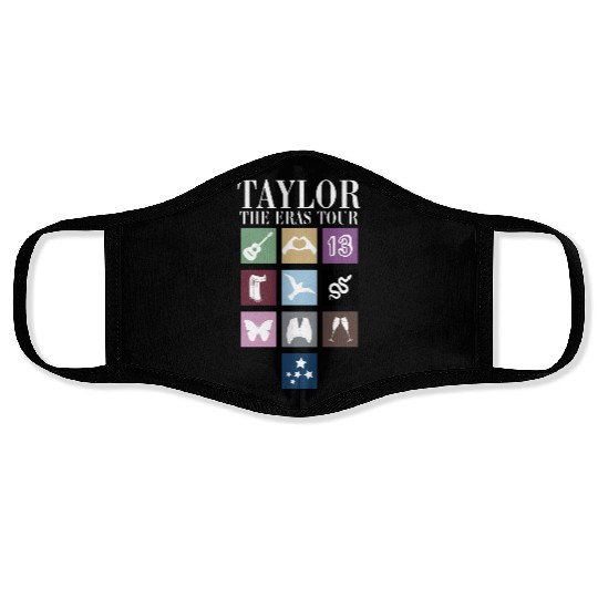 TS Eras Tour -  swift tour   (2) Face Masks